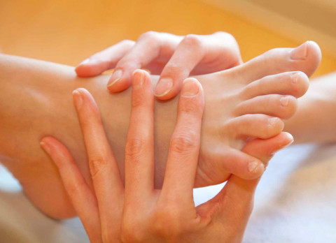 Voetmassage kind